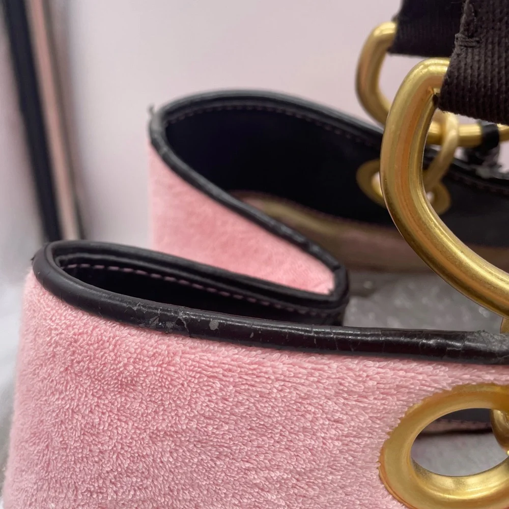 π
β¨π©·Vintage XL Juicy Couture Pink and Brown Y2K Bag - Picture 7 of 17